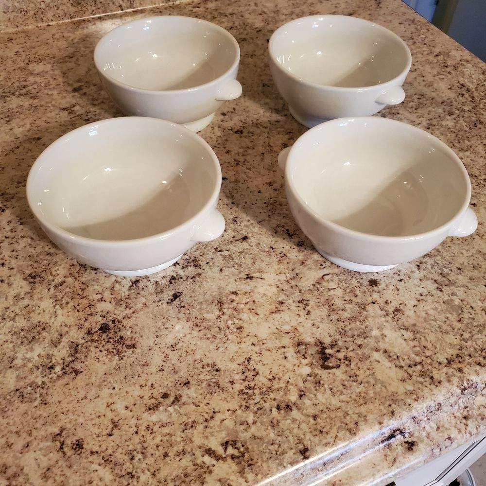Soup bowls 4 Aplico traditional porcelain